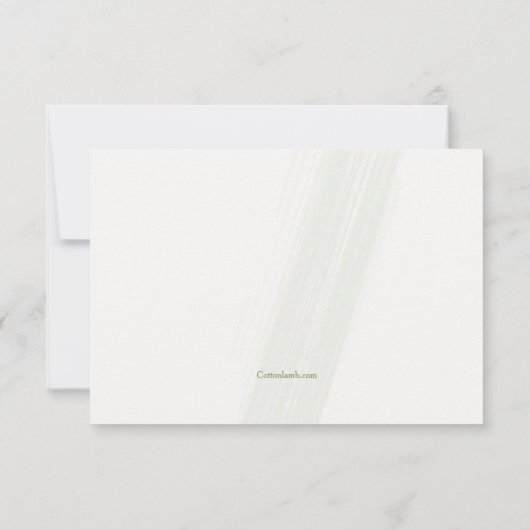 Star of David Sympathy Dankjewel kaart (Achterkant)