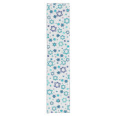 Star of David Table Runner - Grijs Korte Tafelloper (Voorkant)