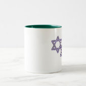 Star of David Trio Tweekleurige Koffiemok (Center)