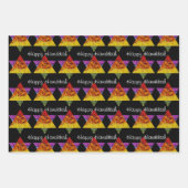 Star of David Wrapping Paper Flat Sheet Set van 3 (Voorkant)