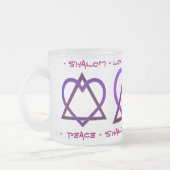 Star of David's Love v2 Matglas Koffiemok (Links)