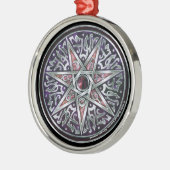 Star of Fey Premium Round Ornament (Links)