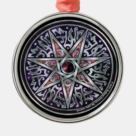 Star of Fey Premium Round Ornament (Voorkant)