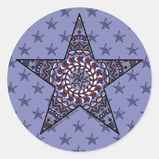 Star of Independence Sticker (Voorkant)