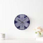 Star of Life Clock Ronde Klok (Huis)