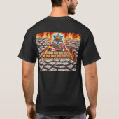 Star of Remphan - Pyramid Upside Down Anti NWO T-shirt (Achterkant)