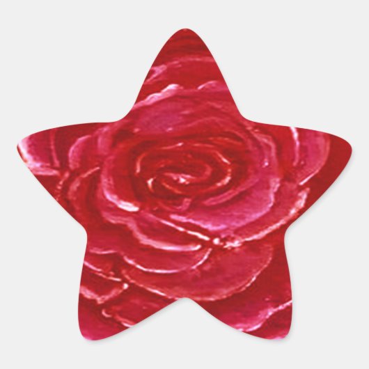 Star of Roos Sticker (Voorkant)