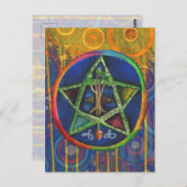 Star of Truth Celtic Briefkaart (Voorkant / Achterkant)