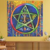 Star of Truth Celtic Canvas Afdruk (Insitu (Woonkamer))