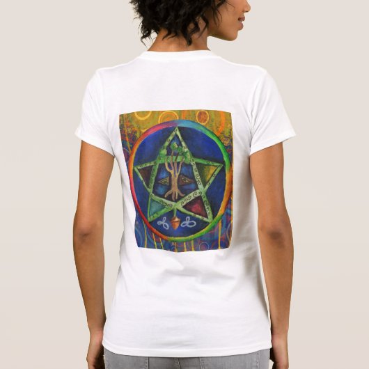 Star of Truth Celtic T-shirt (Achterkant)