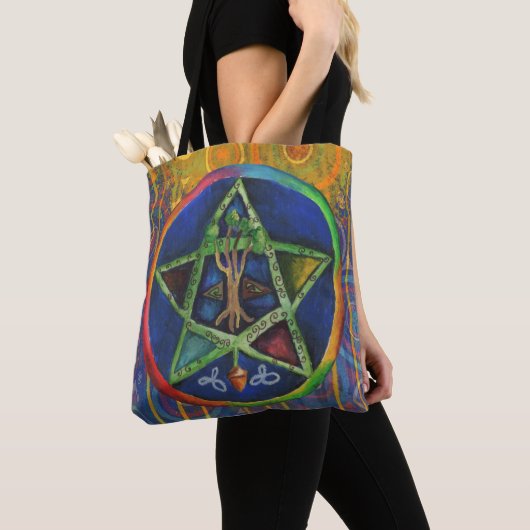 Star of Truth Celtic Tote Bag (Dichtbij)