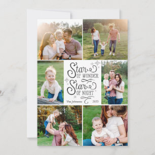 Star of Wonder Christmas Kaarten met zes Afbeeldin