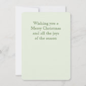 STAR OF WONDER Flat Christmas Note Kaart (Achterkant)