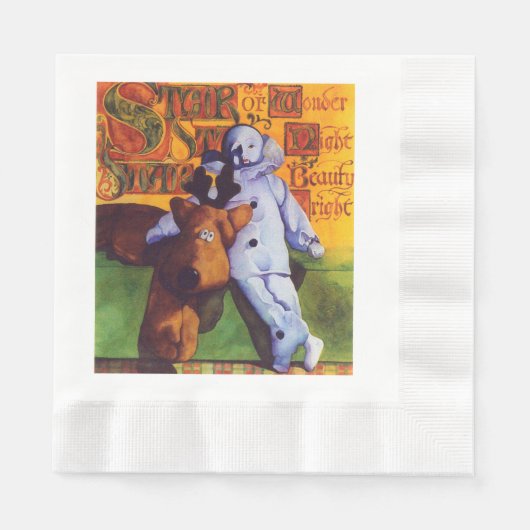 STAR OF WONDER Gecoineerde Luncheon papieren serve Servet (Voorkant)