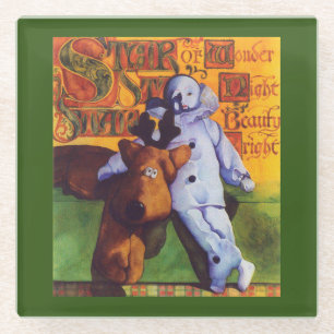 STAR OF WONDER Glass Drink Onderzetter / Groen