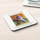 STAR OF WONDER Hard Plastic Onderzetters + Tekst (Linkerzijde)