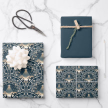 Star of Wonder Mandala Geboorte Art Deco Scallops