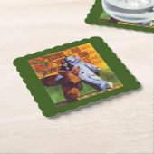 STAR OF WONDER Onderzetters op papier / Groen (Gebogen)