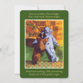 STAR OF WONDER Platte Kerst Kaart (Voorkant)