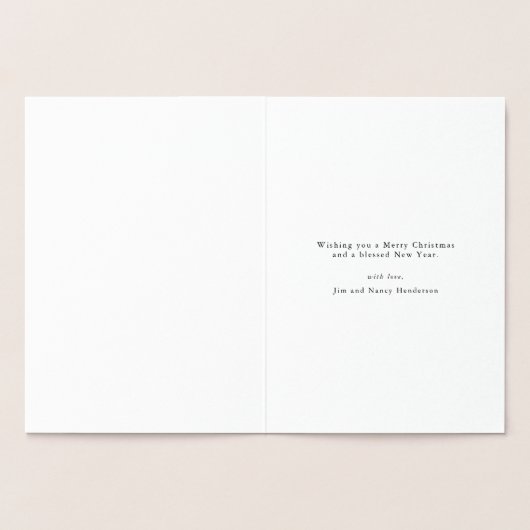 Star of Wonder Religieuze Folie Kerst Kaarten (Binnen)