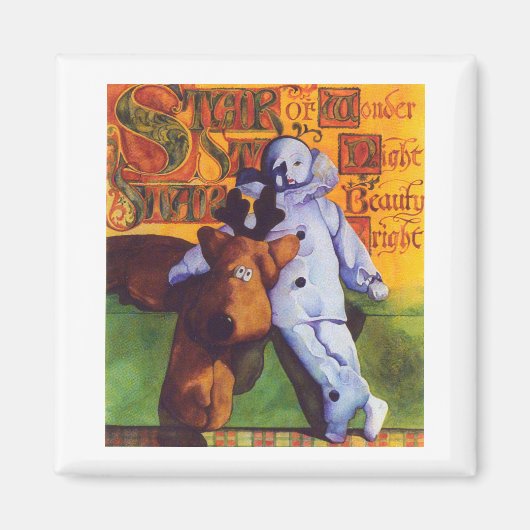 STAR OF WONDER Square Magnet (Voorkant)