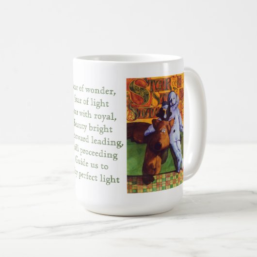 STAR OF WONDER Tall White Mok (Voorkant rechts)