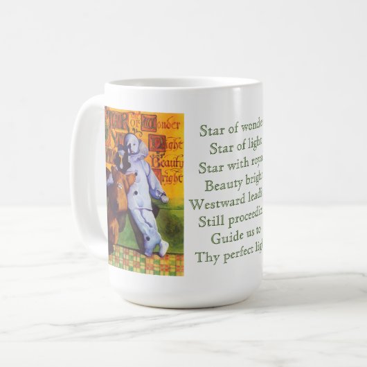STAR OF WONDER Tall White Mok (Voorkant links)