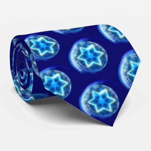 Star Omcirkeld Stropdas (Opgerold)