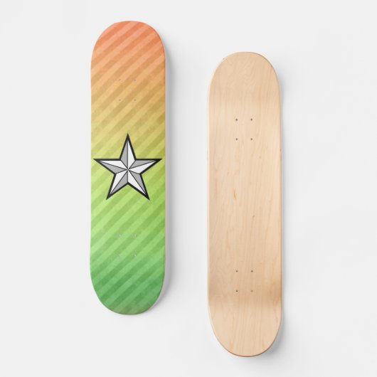 Star-ontwerp Persoonlijk Skateboard (Voorkant)