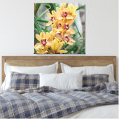 Star Orchids Canvas Afdruk (Insitu (Slaapkamer))