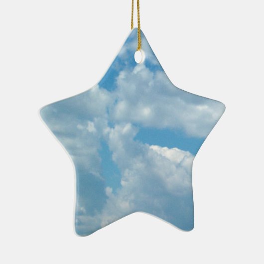 Star-Ornament "Blue Skies" Keramisch Ornament (Rechts)