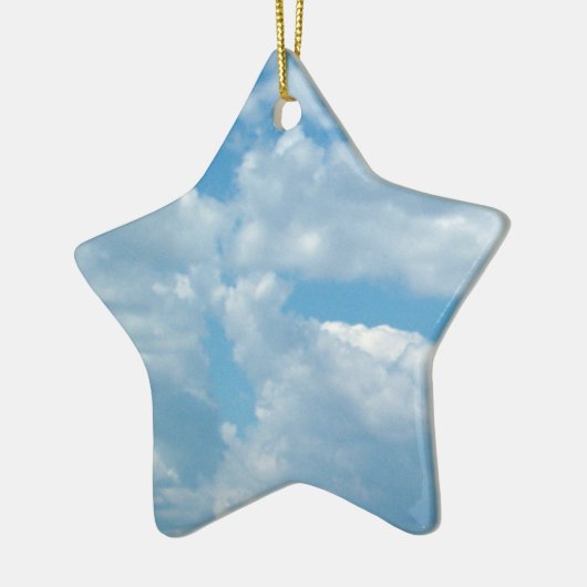 Star-Ornament "Blue Skies" Keramisch Ornament (Links)