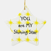 STAR ORNAMENT-JE BENT MIJN SCHEEPSSTAR KERAMISCH ORNAMENT (Voorkant)