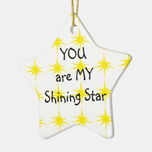 STAR ORNAMENT-JE BENT MIJN SCHEEPSSTAR KERAMISCH ORNAMENT (Links)