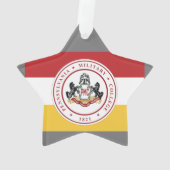 * Star Ornament met PMC Flag logo (achterkant)