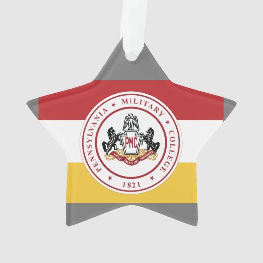 * Star Ornament met PMC Flag logo (achterkant)