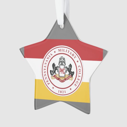 * Star Ornament met PMC Flag logo (voorkant)