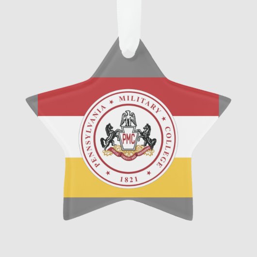 * Star Ornament met PMC Flag logo (voorkant)