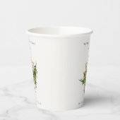 Star Ornament Pine Branch Fauna Merry Kerstmis Papieren Bekers (Links)