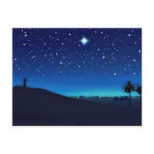 Star Over Bethlehem Briefkaart