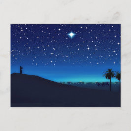 Star Over Bethlehem Briefkaart