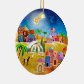 Star over Bethlehem x-mas versiering Keramisch Ornament (Rechts)