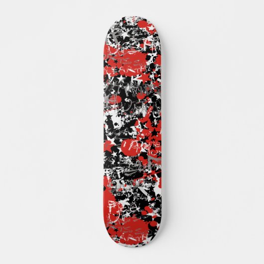 Star Paint Splatter Persoonlijk Skateboard (Voorkant)