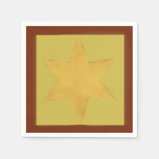 Star Paper Napkin Servet (Voorkant)