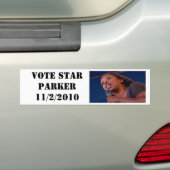 Star Parker, STEM STAR PARKER 11/2/2010 Bumpersticker (Op auto)