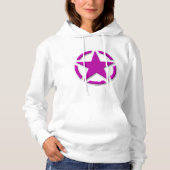 Star  patchstijl hoodie (Voorkant)
