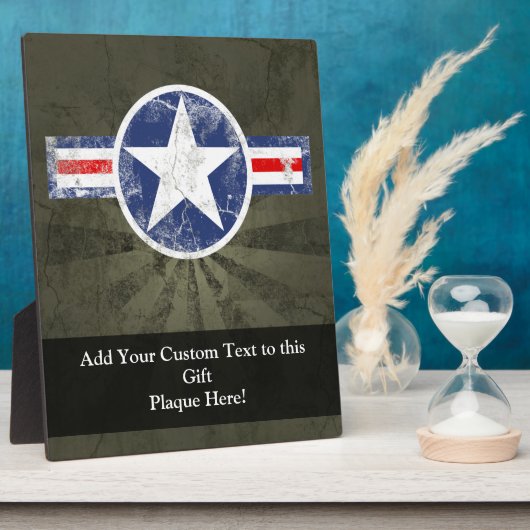  Star Patriotic Army Air Corps Fotoplaat (Zijkant)