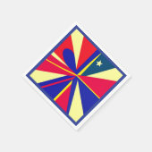 Star Patriotic Napkin Servet (Hoek)