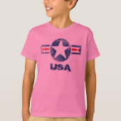  Star Patriotic USA T-Shirt (Voorkant)