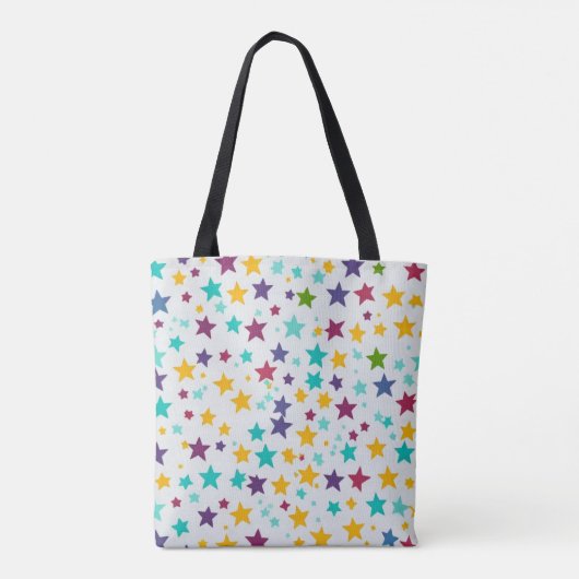 Star patterend tote bag (Achterkant)